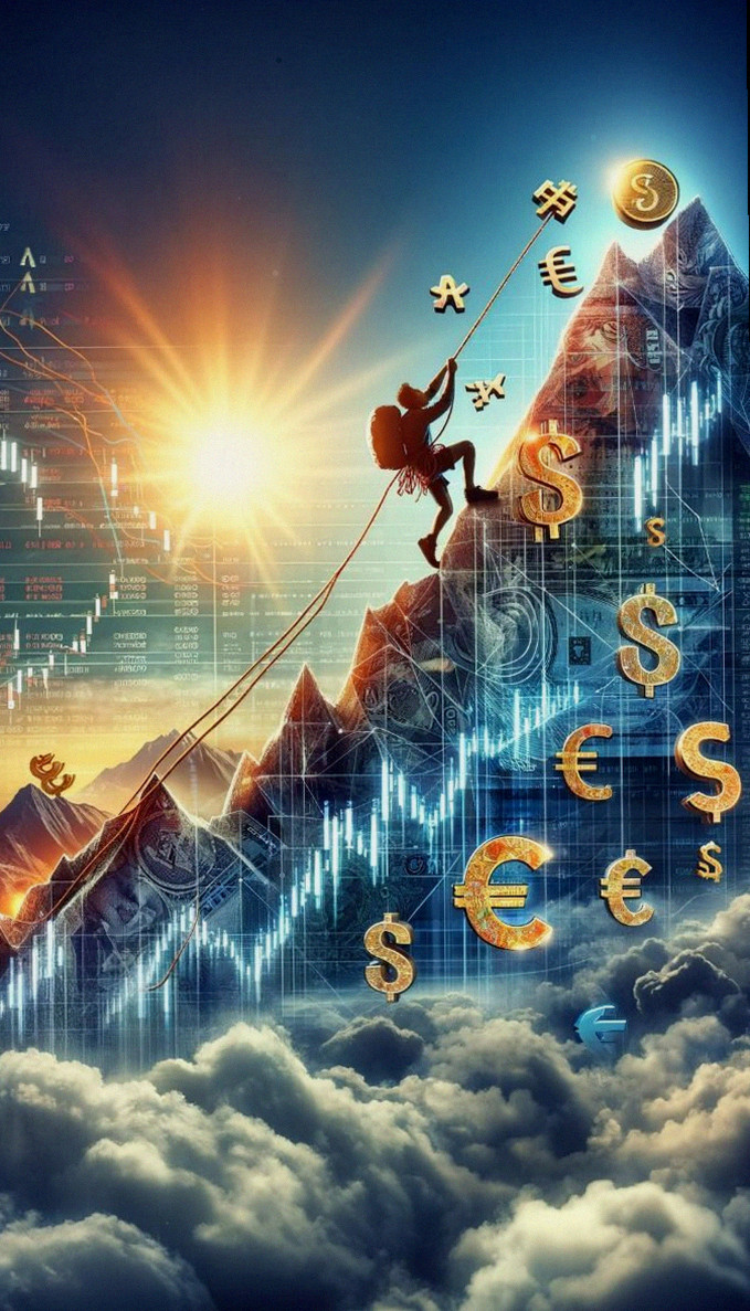 New investor studying a market dashboard